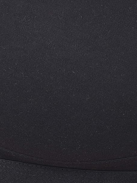 Women’s Black Cotton-Rich Wire-Free T-Shirt Bra – Clovia Non-Padded Full-Cup Fit